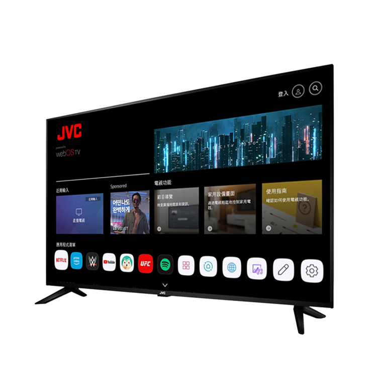 [送桌上安裝] JVC 32吋 AirPlay2 HD 飛輪體感連網液晶顯示器(32TG2)