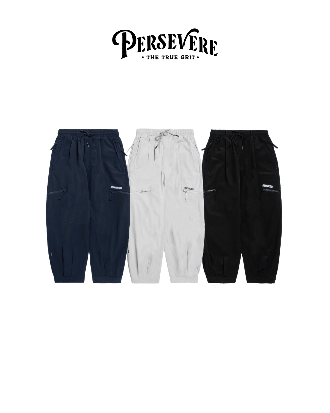 PERSEVERE 機能錐形氣球褲｜Technical Tapered Balloon Pants（26SS）