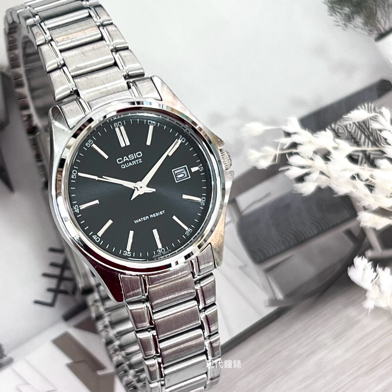 【CASIO 卡西歐】黑面經典不鏽鋼女錶LTP-1183A-1A 28mm 現代鐘錶