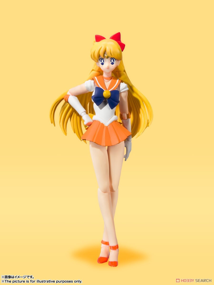 萬代 SHF 水手金星 愛野美奈子 動畫配色版 美少女戰士 可動完成品