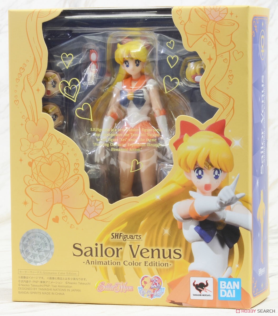 萬代 SHF 水手金星 愛野美奈子 動畫配色版 美少女戰士 可動完成品