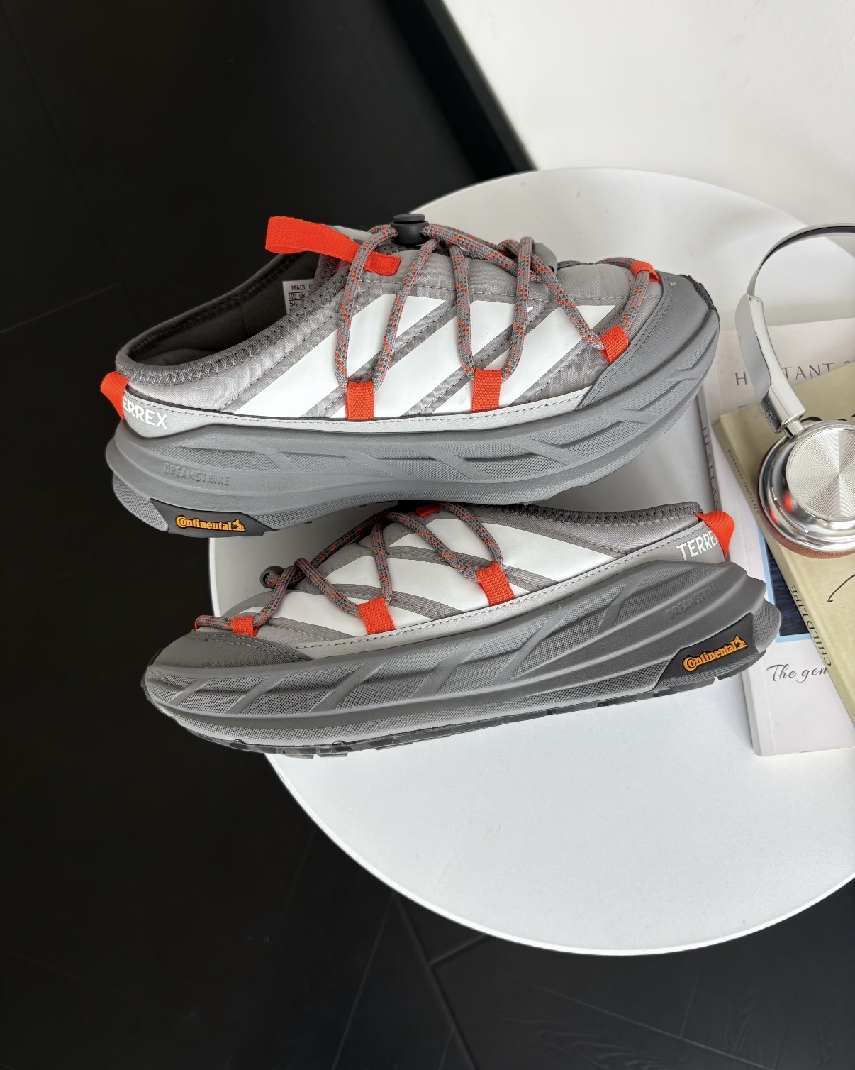ADIDAS TERREX FREEHIKER LT MULE 淺灰 灰橘 穆勒鞋 包頭拖鞋 懶人鞋 麵包拖 厚底 增高 Continental™ 馬牌鞋底 男女鞋 KH5331 / 預購
