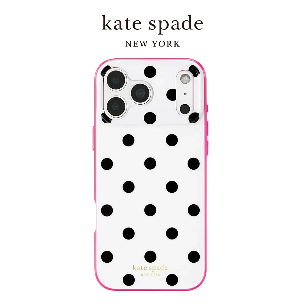 kate spade iPhone 18系列 精品磁吸防摔 手機殼 粉漾點點