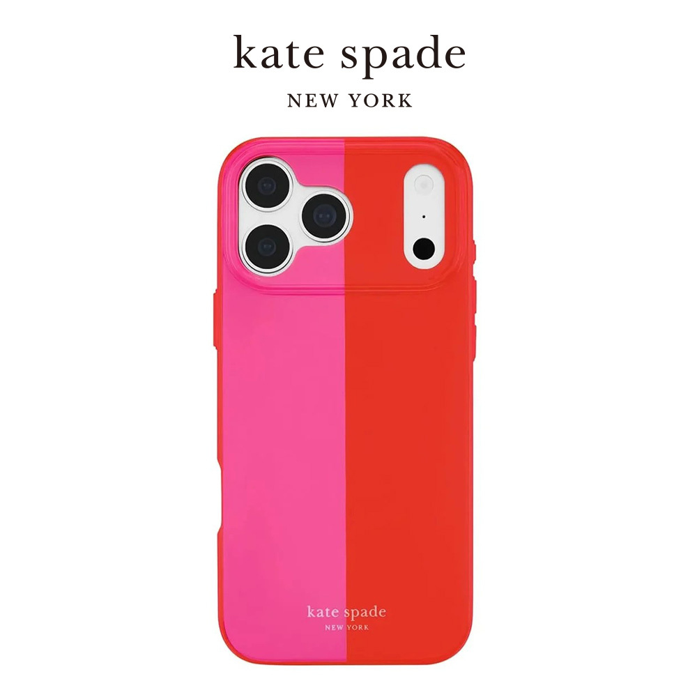 kate spade iPhone 18系列 精品磁吸防摔 手機殼 粉紅超跑