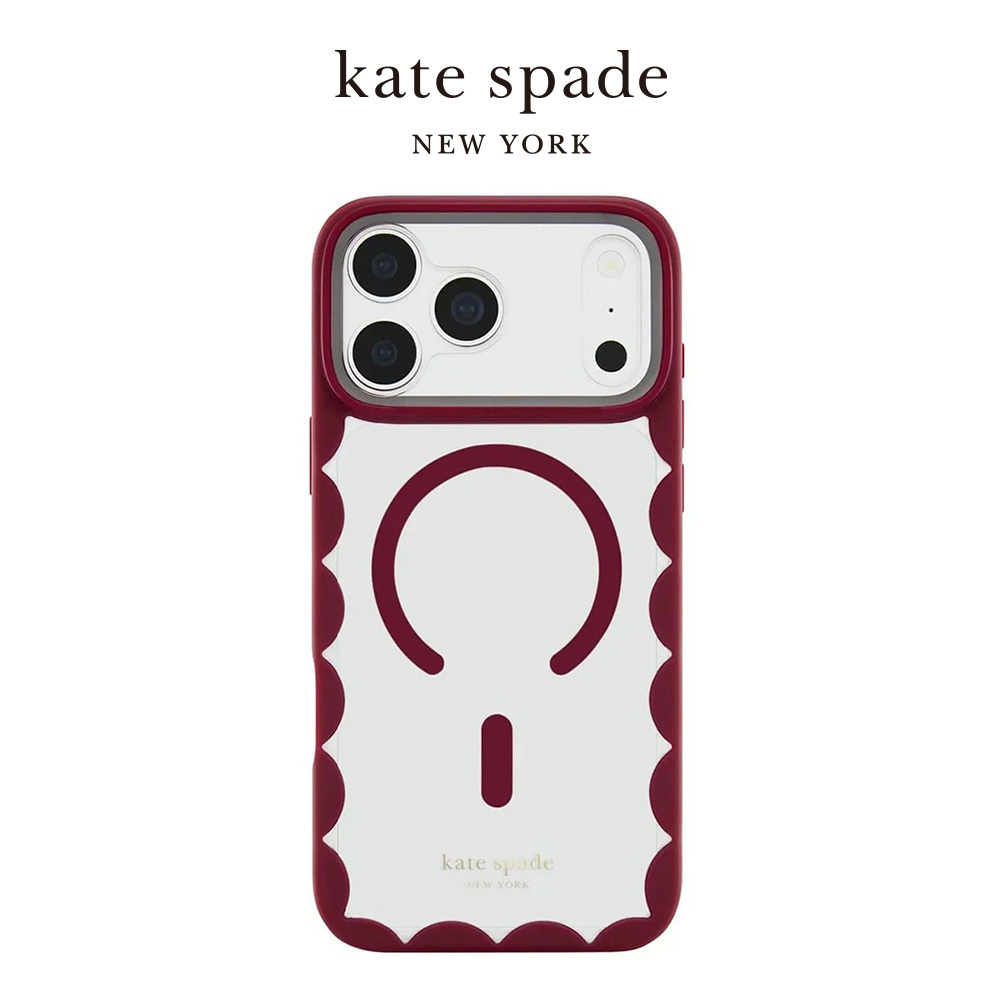 kate spade iPhone 18系列 精品磁吸防摔 手機殼 莓果波浪