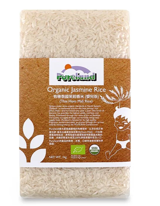 E1: Pureland - 有機泰國茉莉香米(嬰兒版) 1KG
