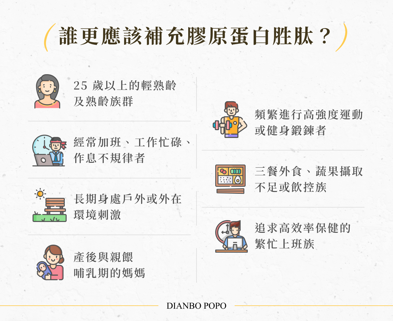誰更應該補充膠原蛋白胜肽