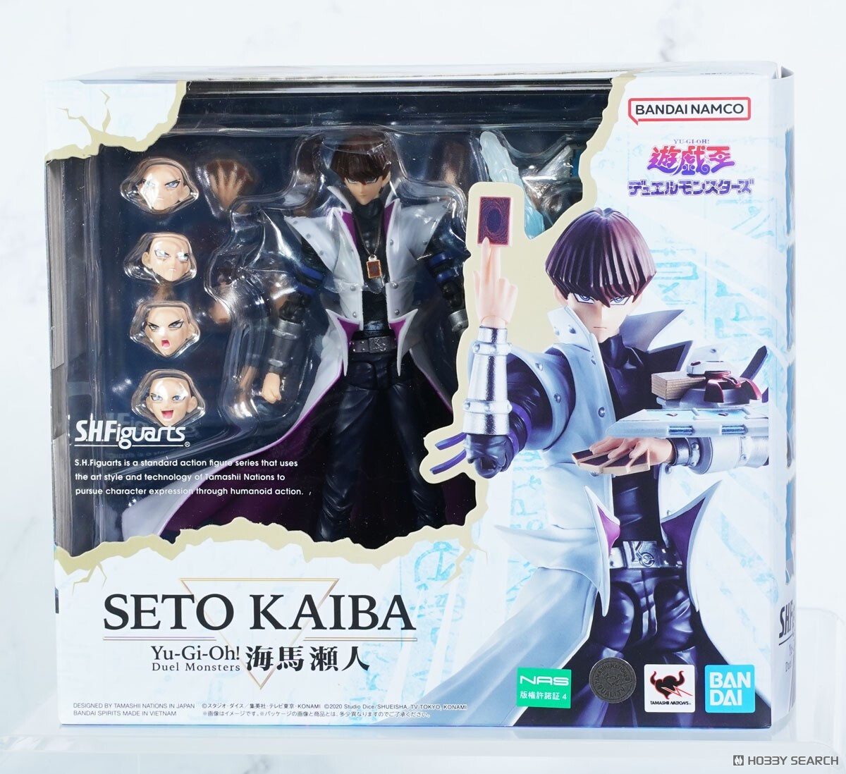萬代 SHF 海馬瀨人(不含青眼白龍) 遊戲王 可動完成品