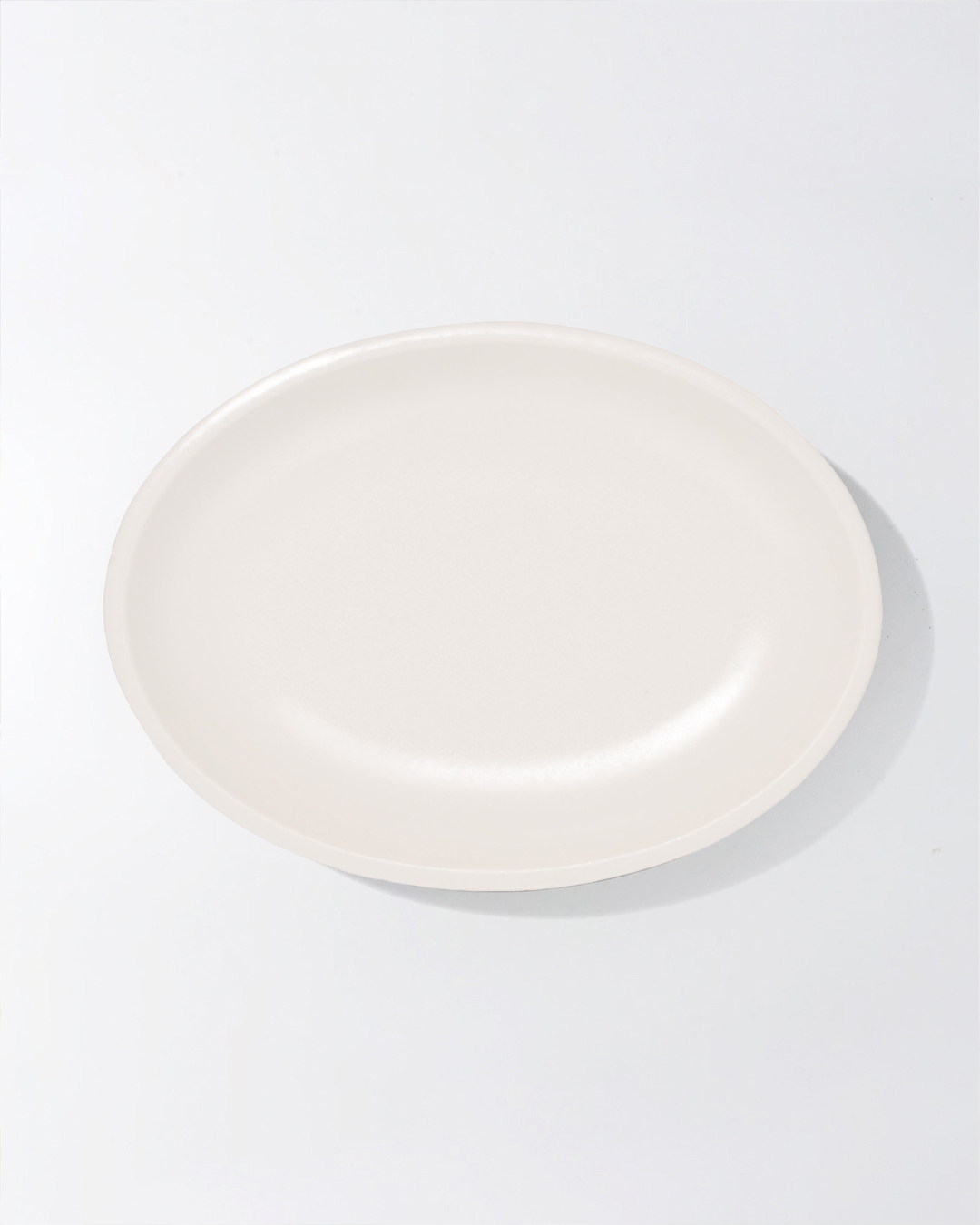 Madurai 28cm oval bowl White L｜studio m'