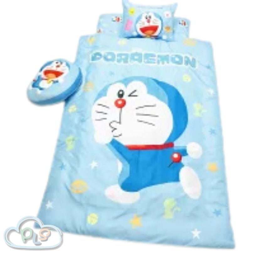 兒童單人床上套裝 (4pcs/set) 多啦A夢 #23100-1