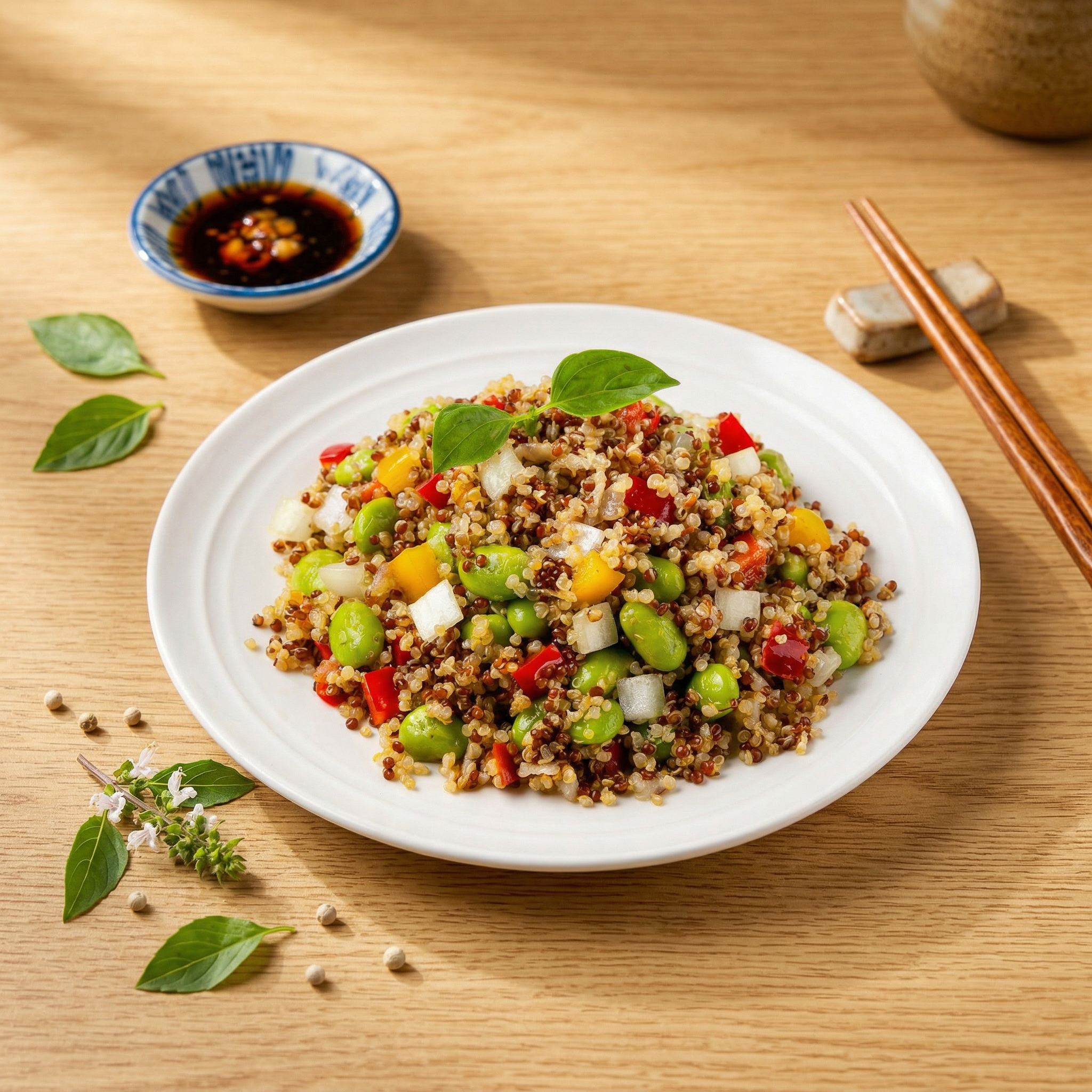 塔香藜麥毛豆200g-植物五辛素