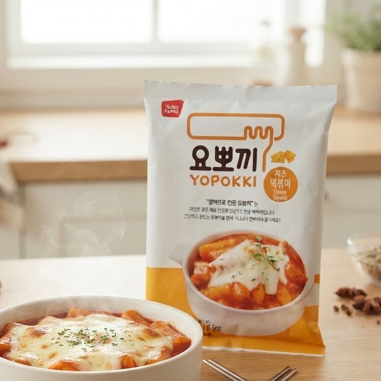 韓國 YOPOKKI 辣炒年糕  起司 無麵 袋裝