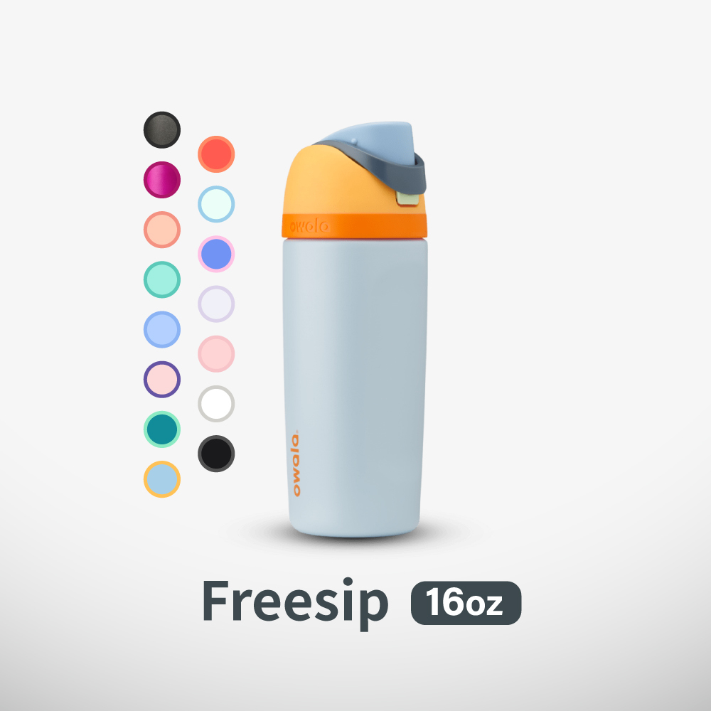 雙飲口吸管保溫保冰瓶 Owala® FreeSip |不鏽鋼 480ml