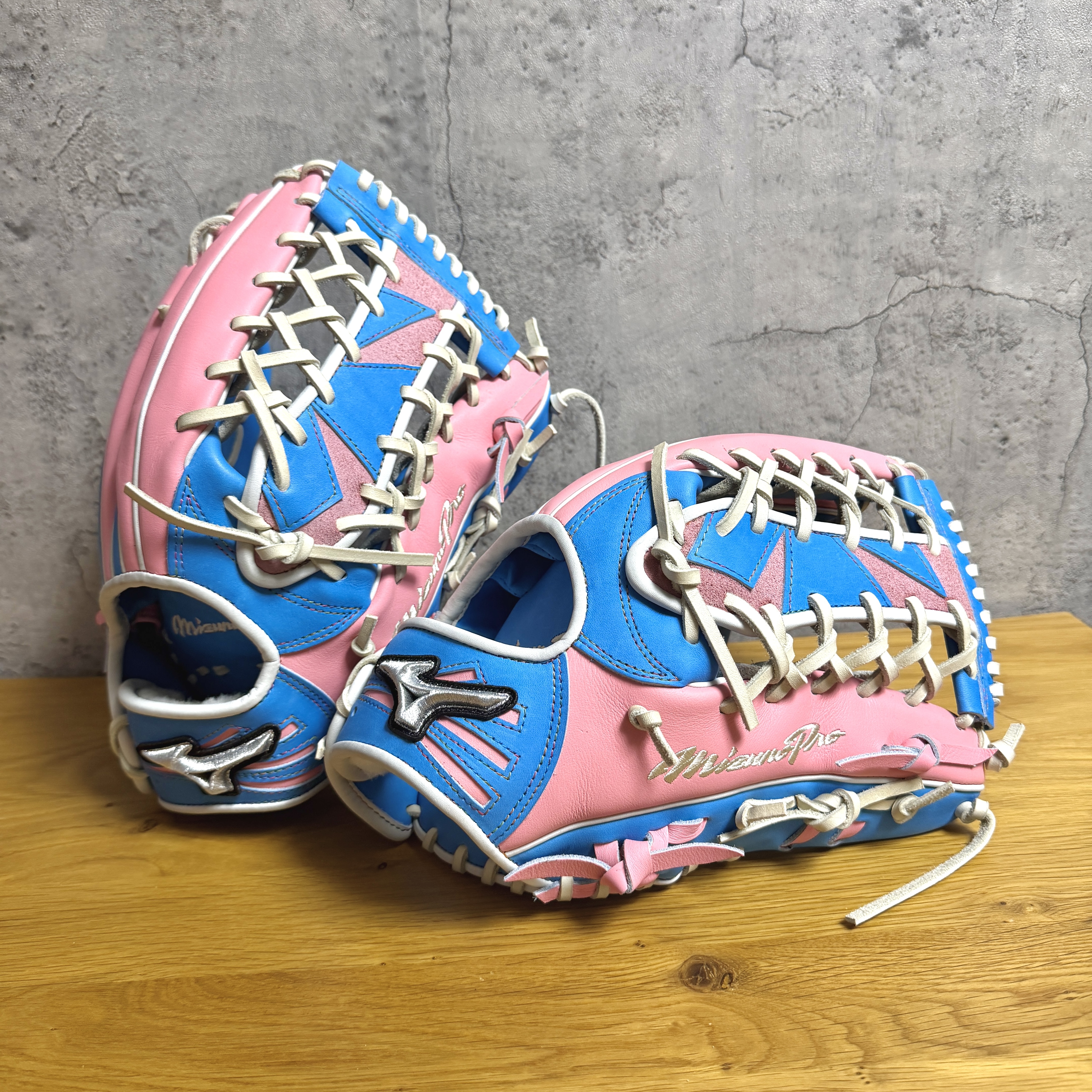現貨!  約13吋 Mizuno Pro 日本製 軟式 外野 鈴木一朗 白金標 波賀HAGA產 M-M013 瘋牛限定