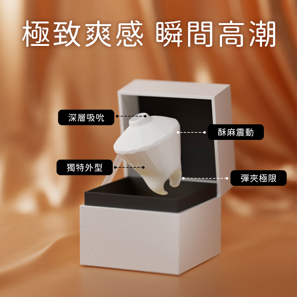 【香港獨家 | 台灣爆好評】吸吸戒 多功能吸啜器 1G老濕親自研發 白色
