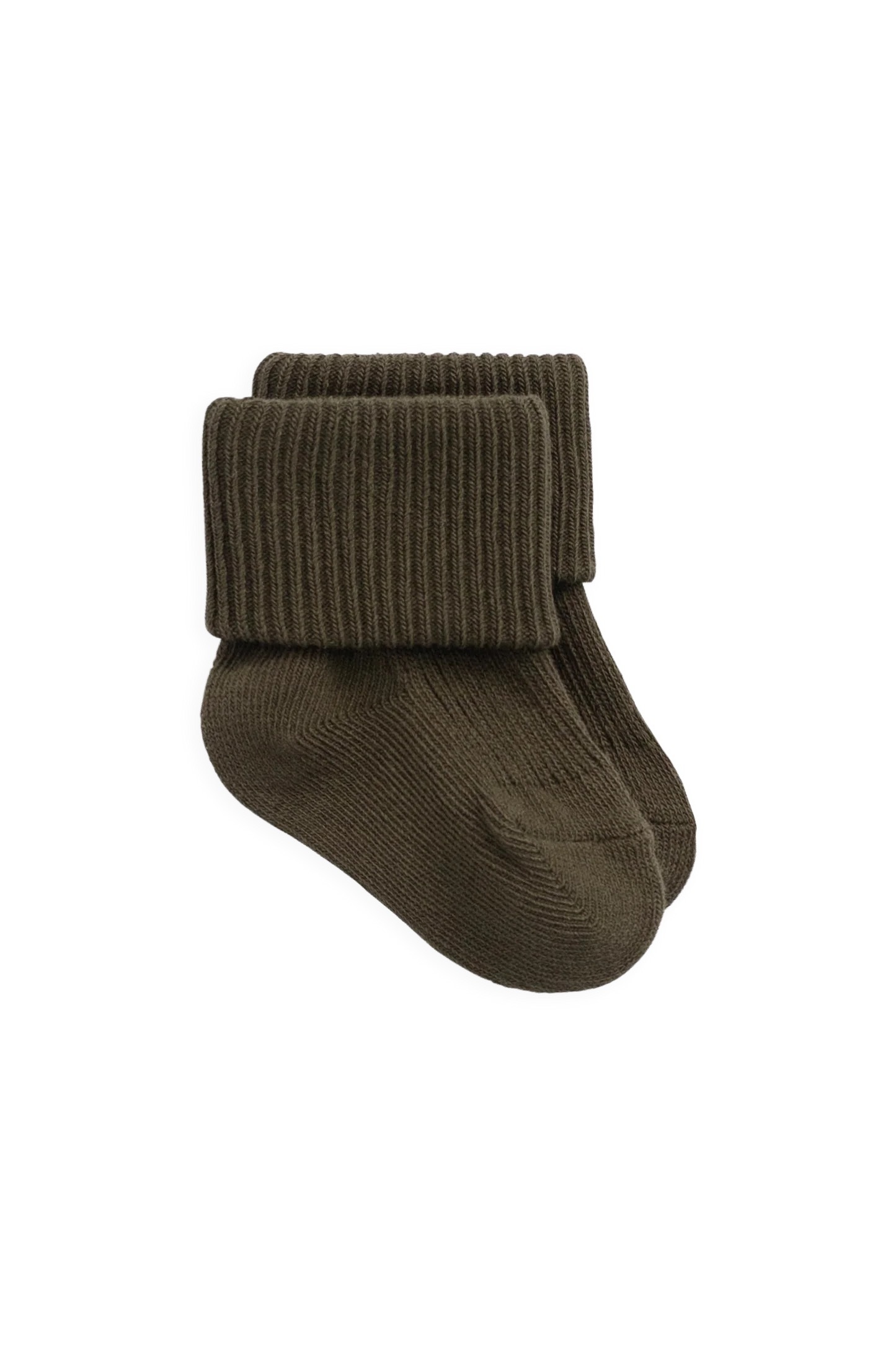 【預購】JAMIE KAY - Classic Rib Sock（Deep Olive）