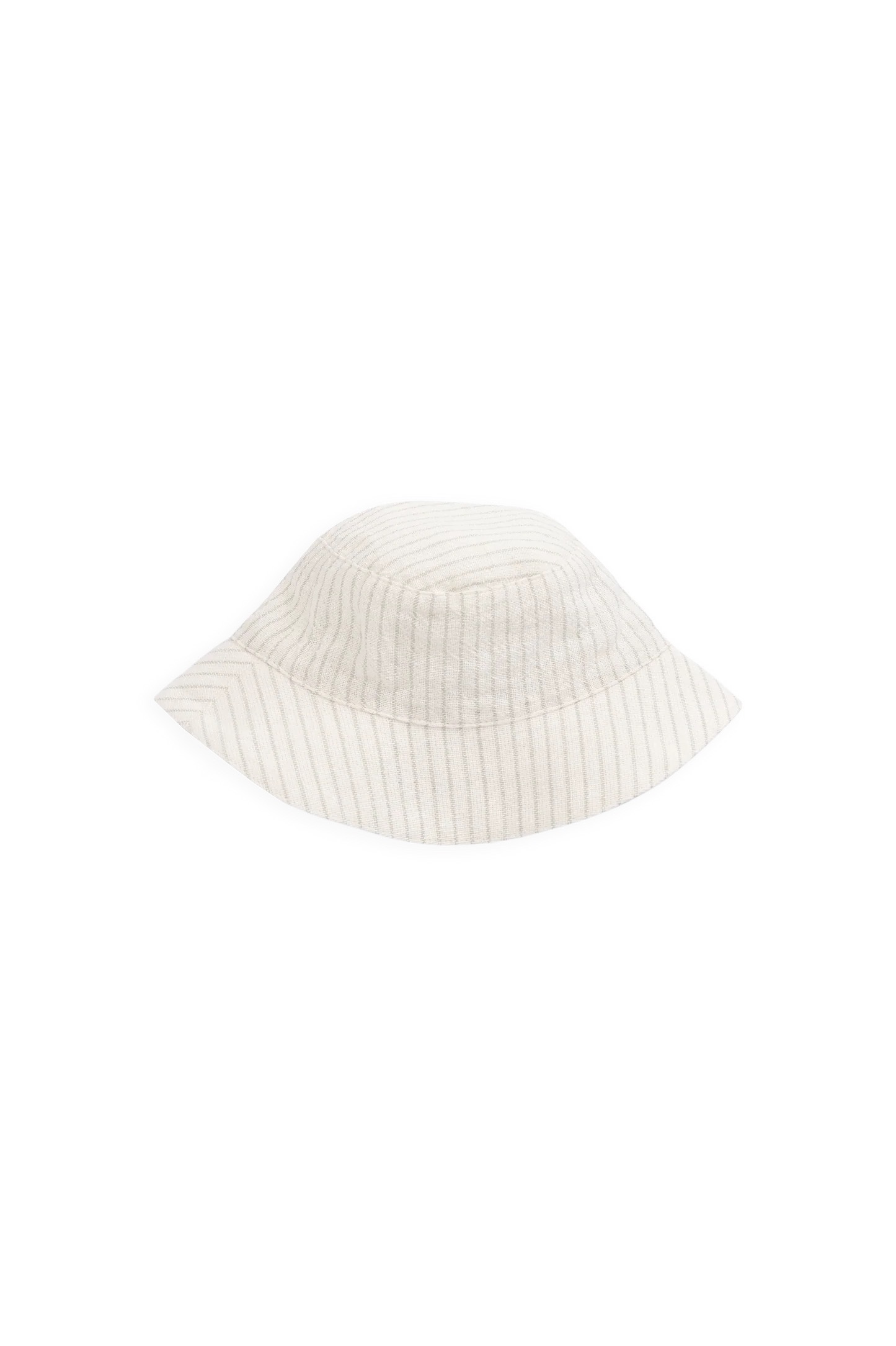 【預購】JAMIE KAY - Organic Cotton Bucket Hat （Mini Pinstripe Cloud/Duck Egg Blue）