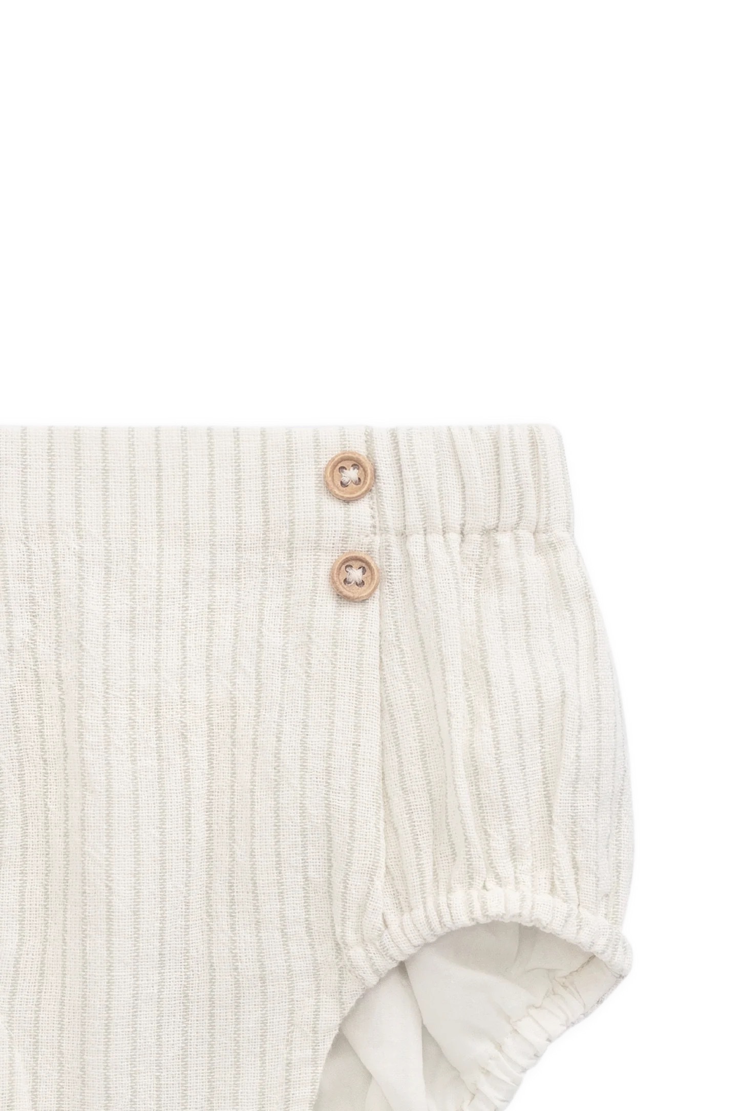 【預購】JAMIE KAY - Organic Cotton Eliane Bloomer（Mini Pinstripe Cloud/Duck Egg Blue）