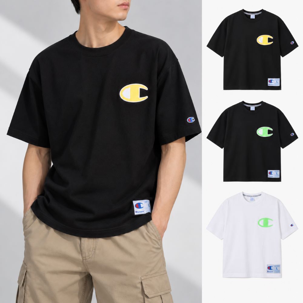 男款-CASUAL 寬版短袖TEE-3色(C3-D331)