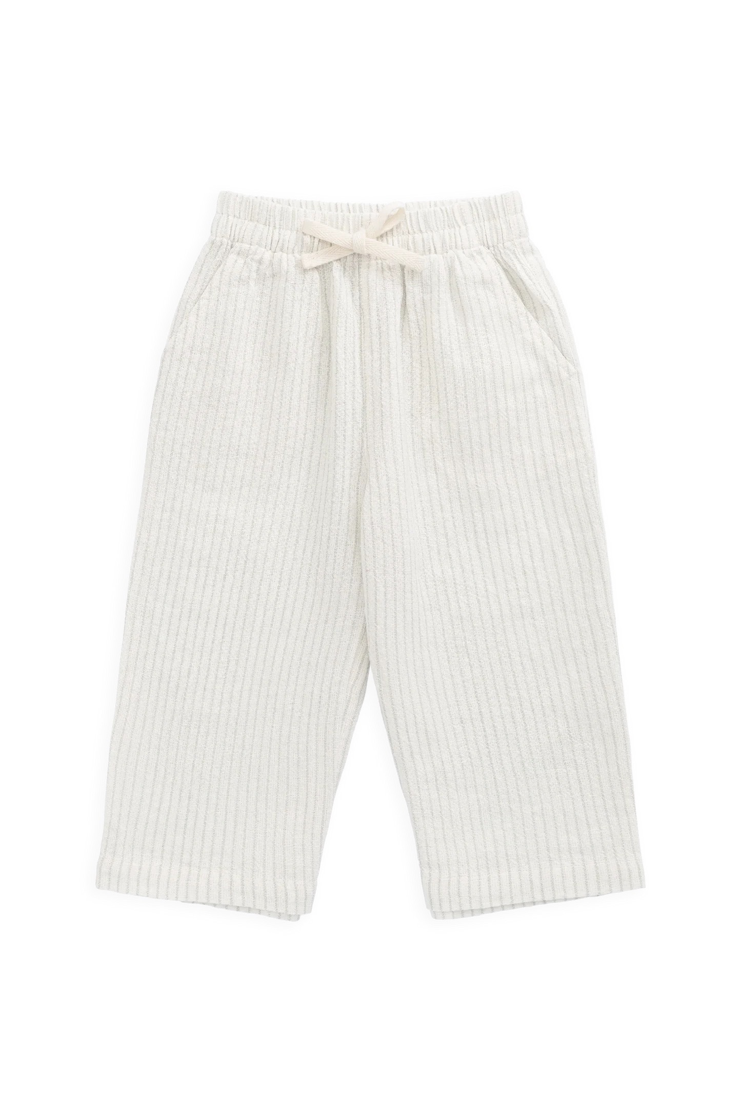 【預購】JAMIE KAY - Organic Cotton Winslow Pant（Mini Pinstripe Cloud/Duck Egg Blue）