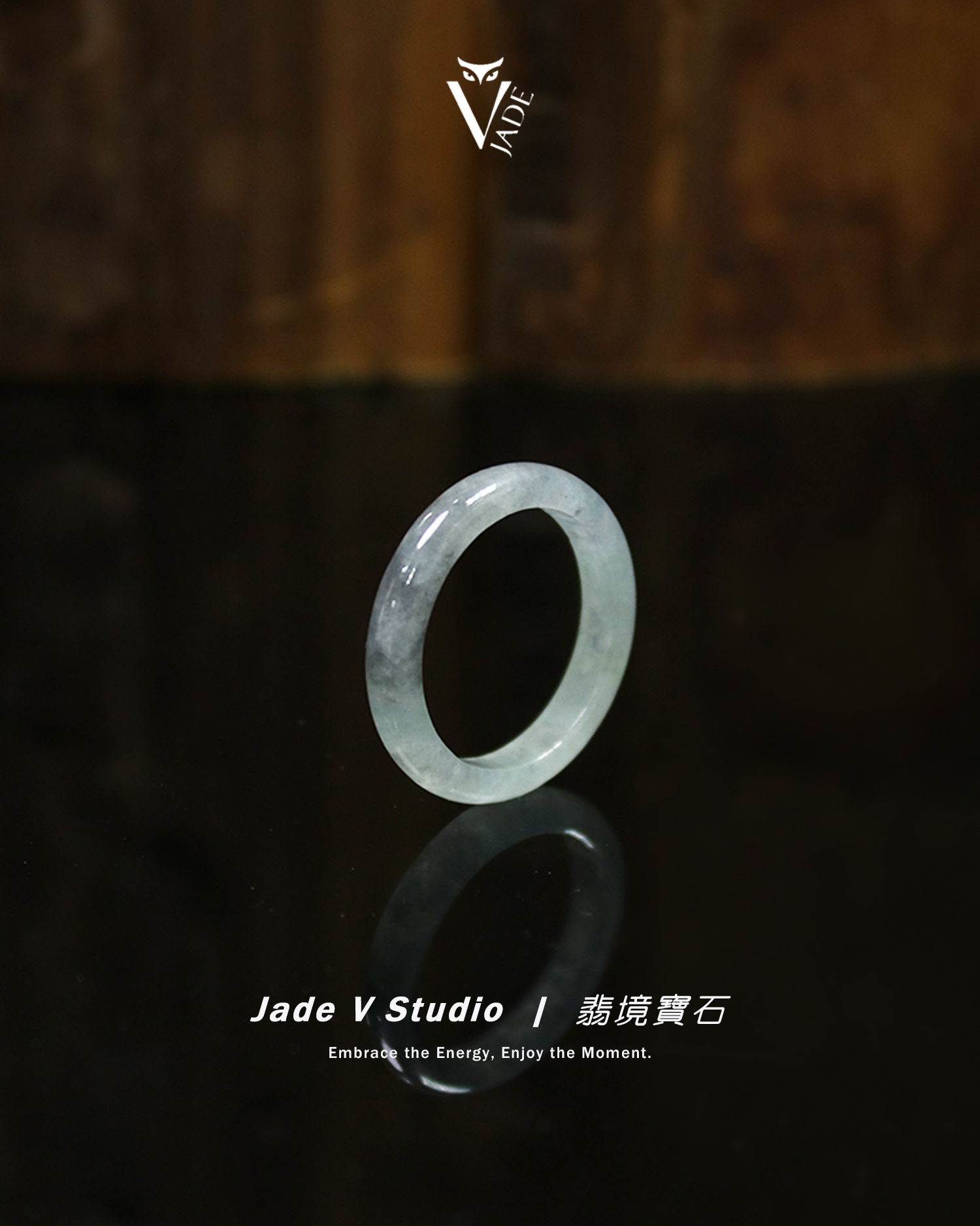 【JadeV｜翡境寶石】糯冰 綠烏雞 雙彩 翡翠 戒指