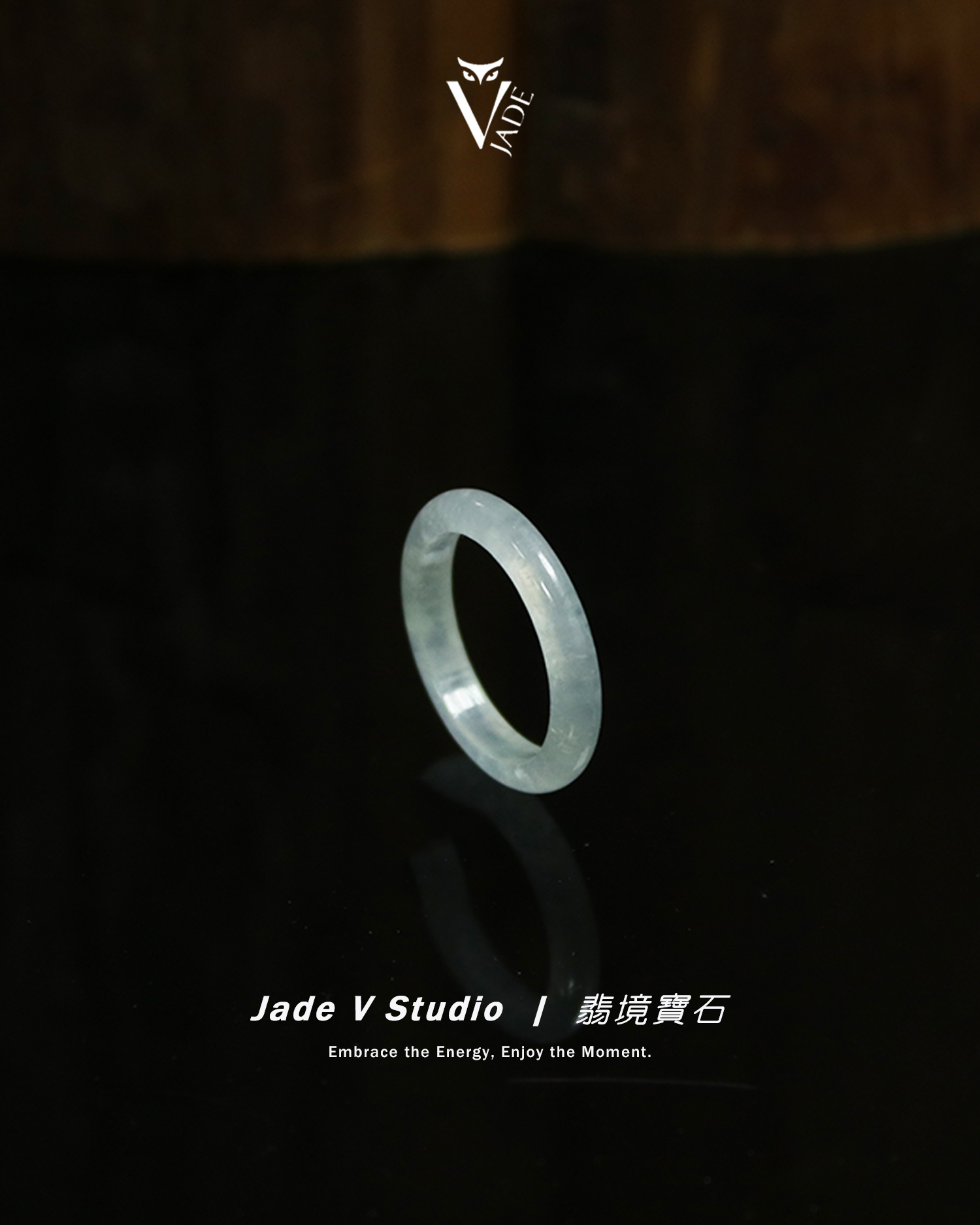 【JadeV｜翡境寶石】糯冰 綠烏雞 雙彩 翡翠 戒指