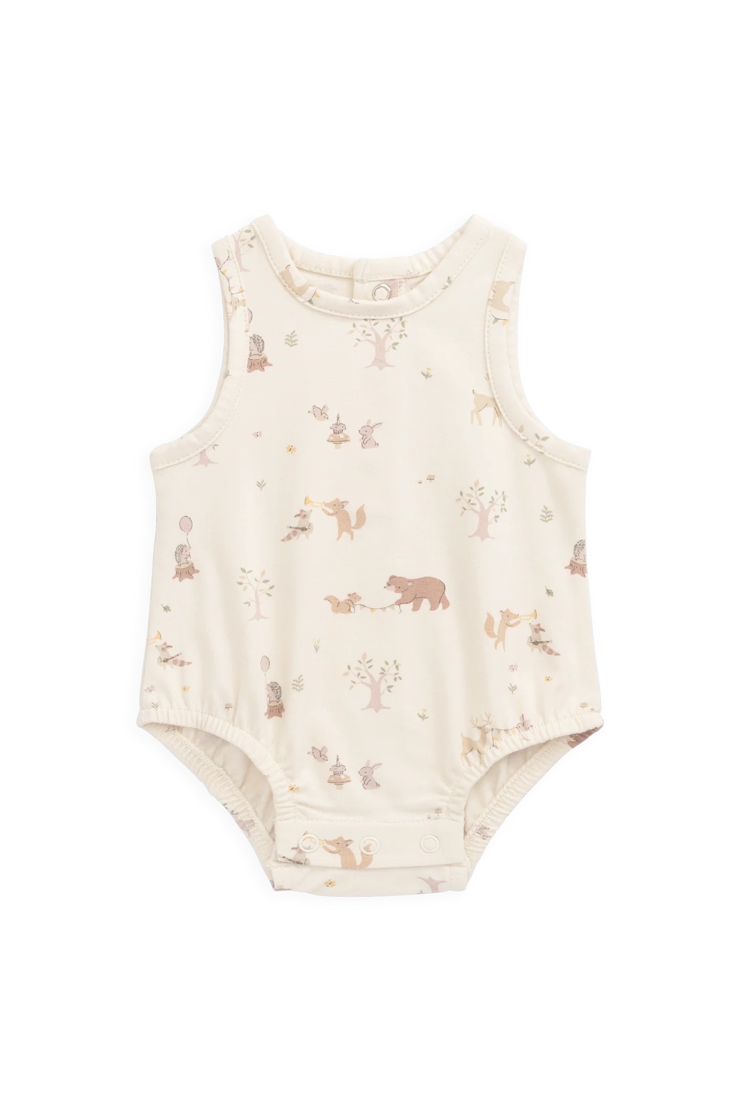 【預購】JAMIE KAY - Organic Cotton Lionel Playsuit（Party Animals）