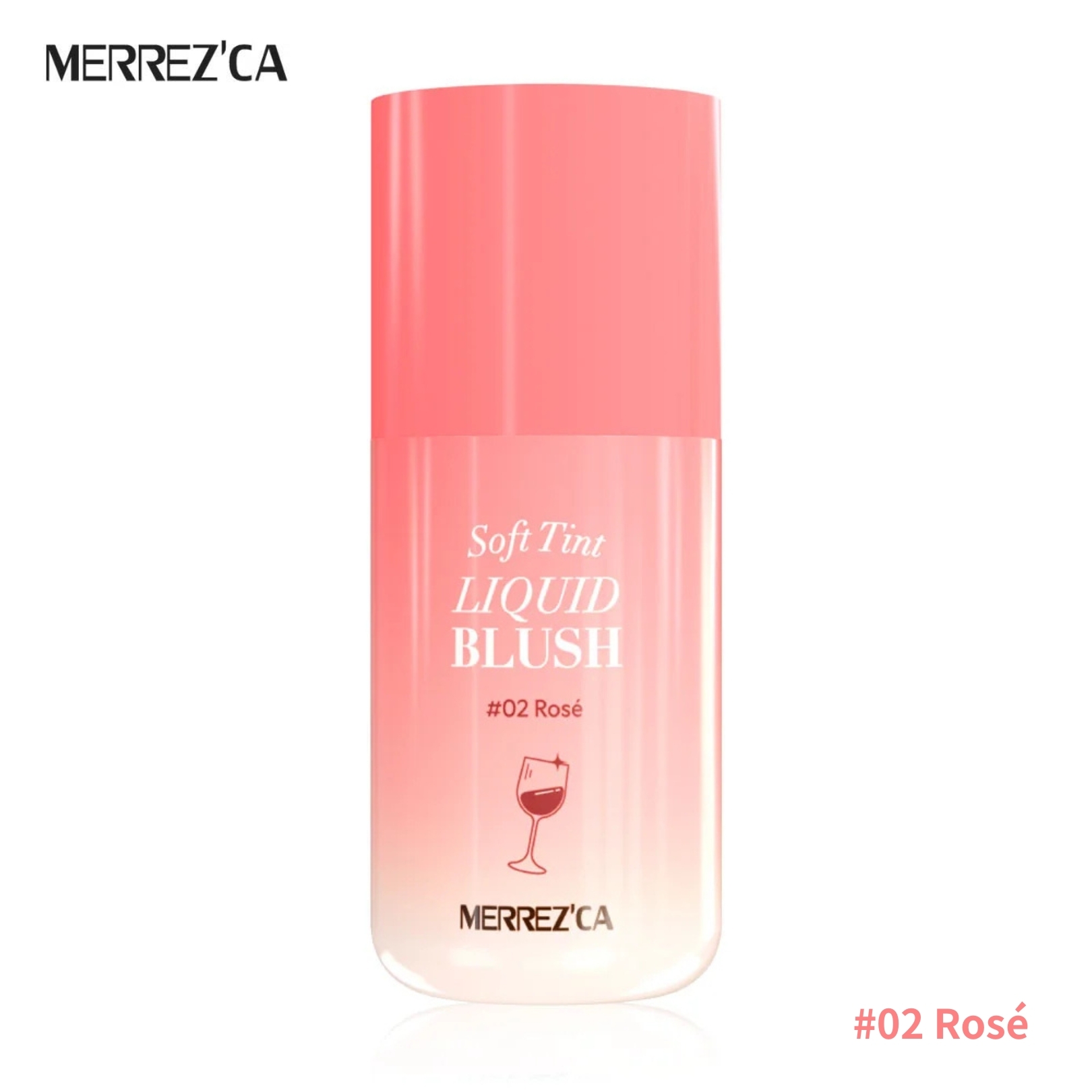 泰國人氣彩妝 MERREZ'CA - Soft Tint Liquid Blush 水光柔亮液體胭脂