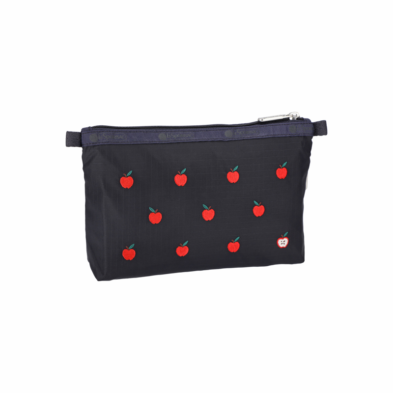 雙層化妝袋 (RED APPLE EMBROIDERY)