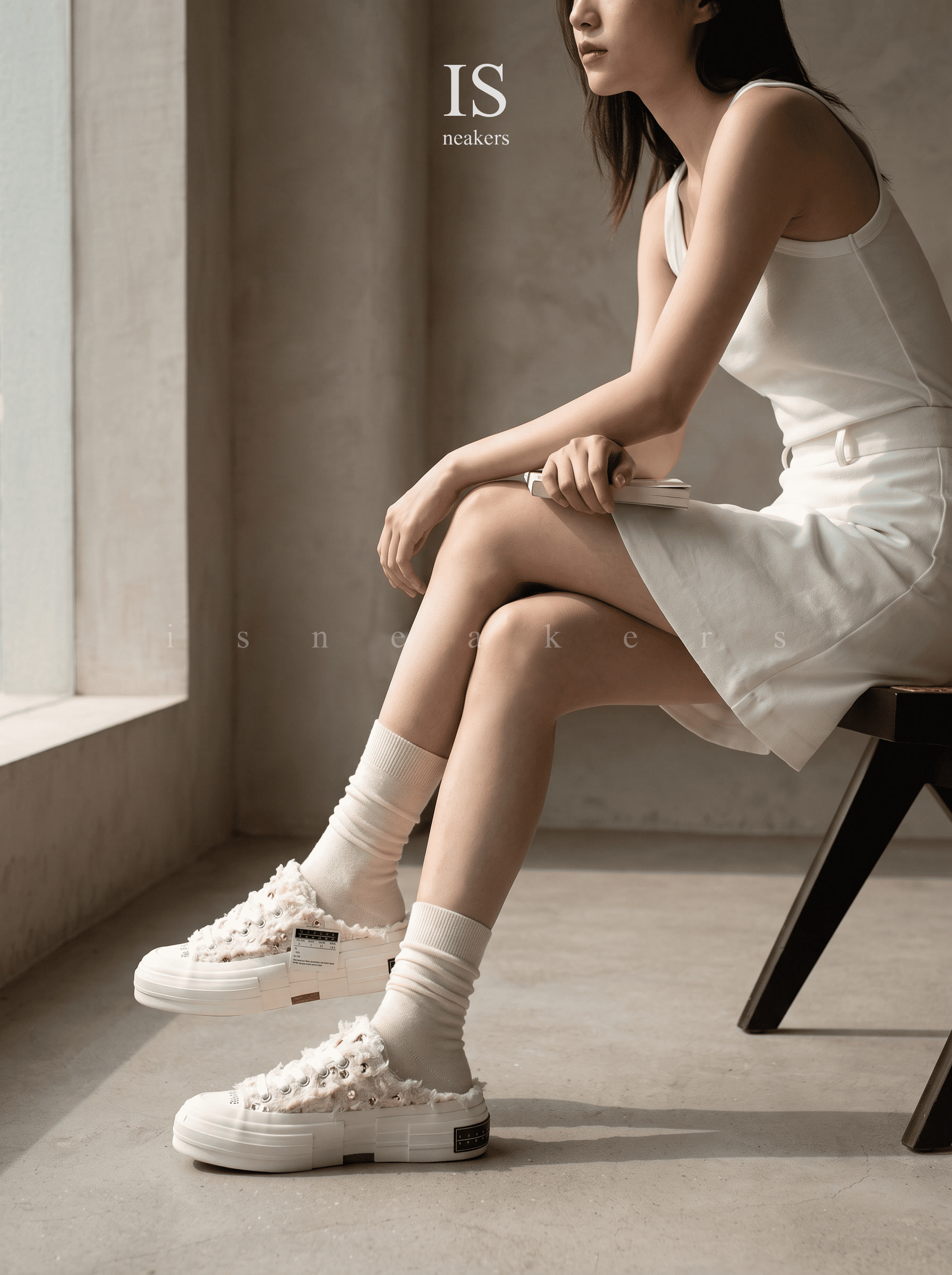 iSNEAKERS｜Xvessel "White Gold" Mule 天鵝之心 白金 穆勒鞋 F23X02G