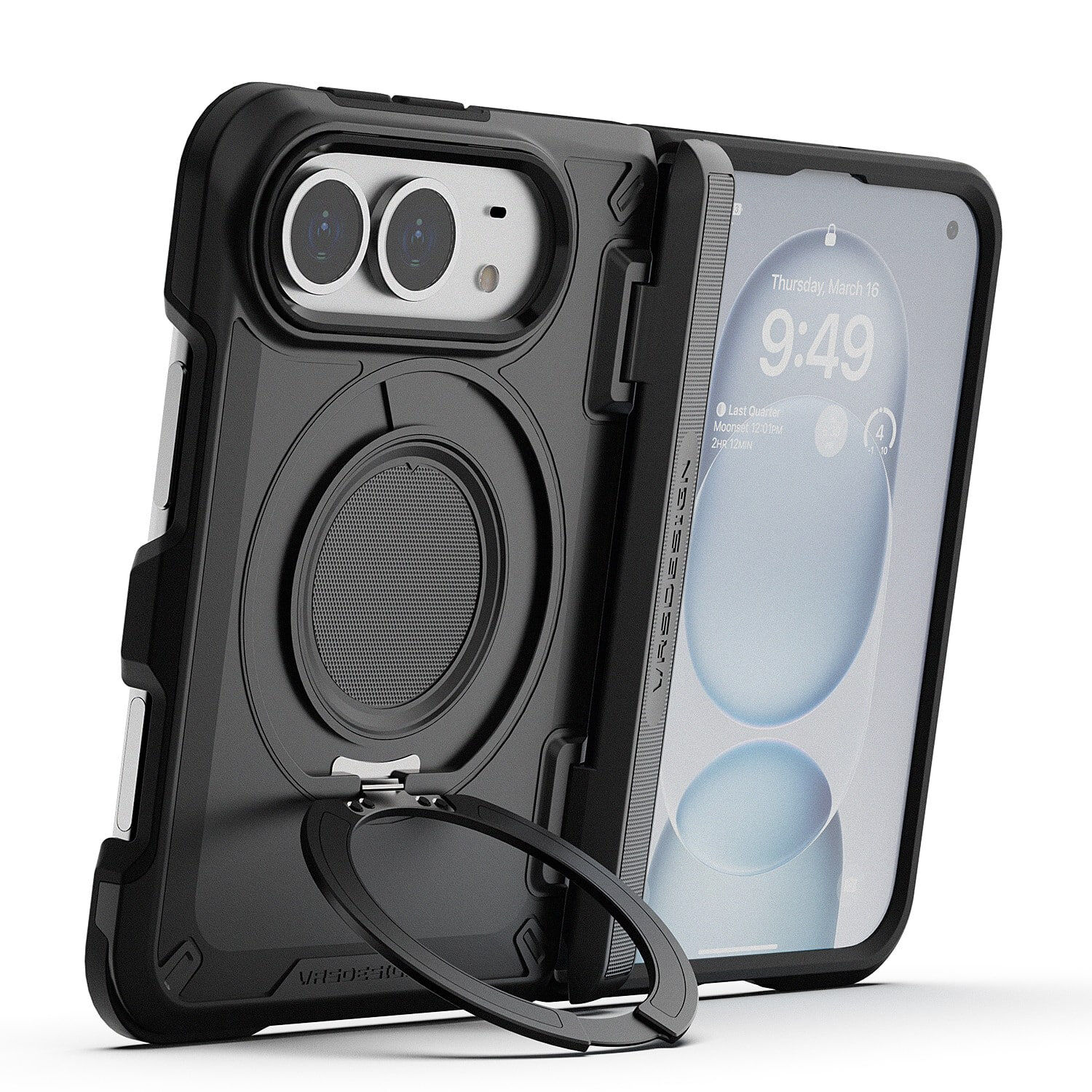 VRS Design - Quick Stand Pro - iPhone Duo Case  貼身磁吸中軸支架保護手機硬殼