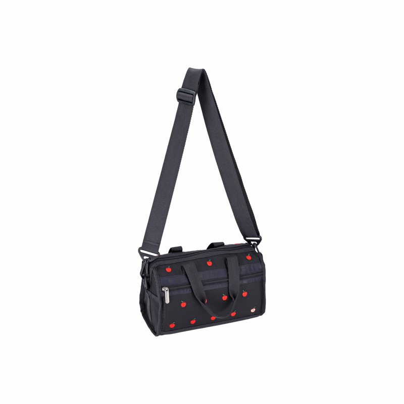 TH MINI DUFFEL CROSSBODY (RED APPLE EMBROIDERY)