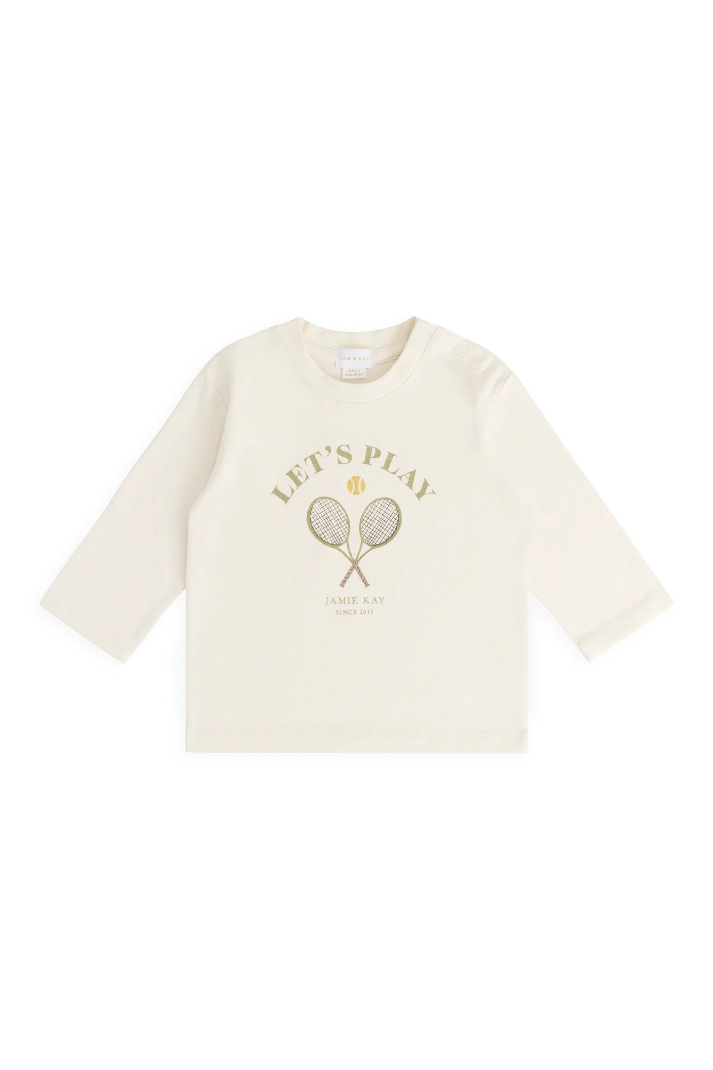 【預購】JAMIE KAY - Organic Cotton Marshall Long Sleeve Top（Lets Play Tofu）