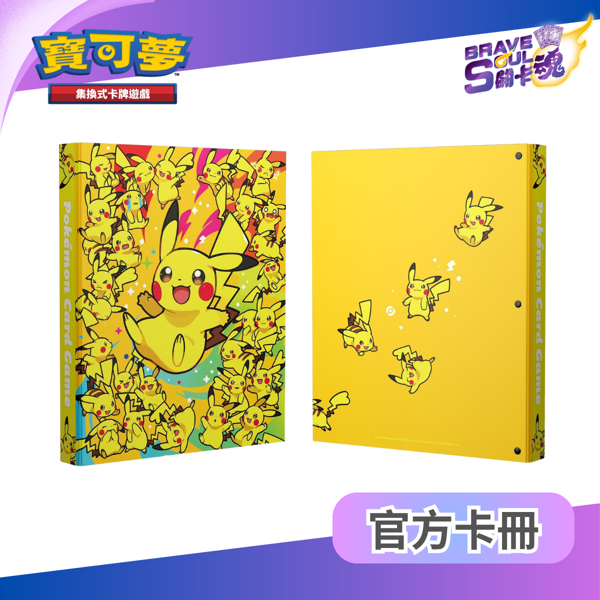 Pokemon TCG - 4-Pocket Collection File - Pikachu Natures