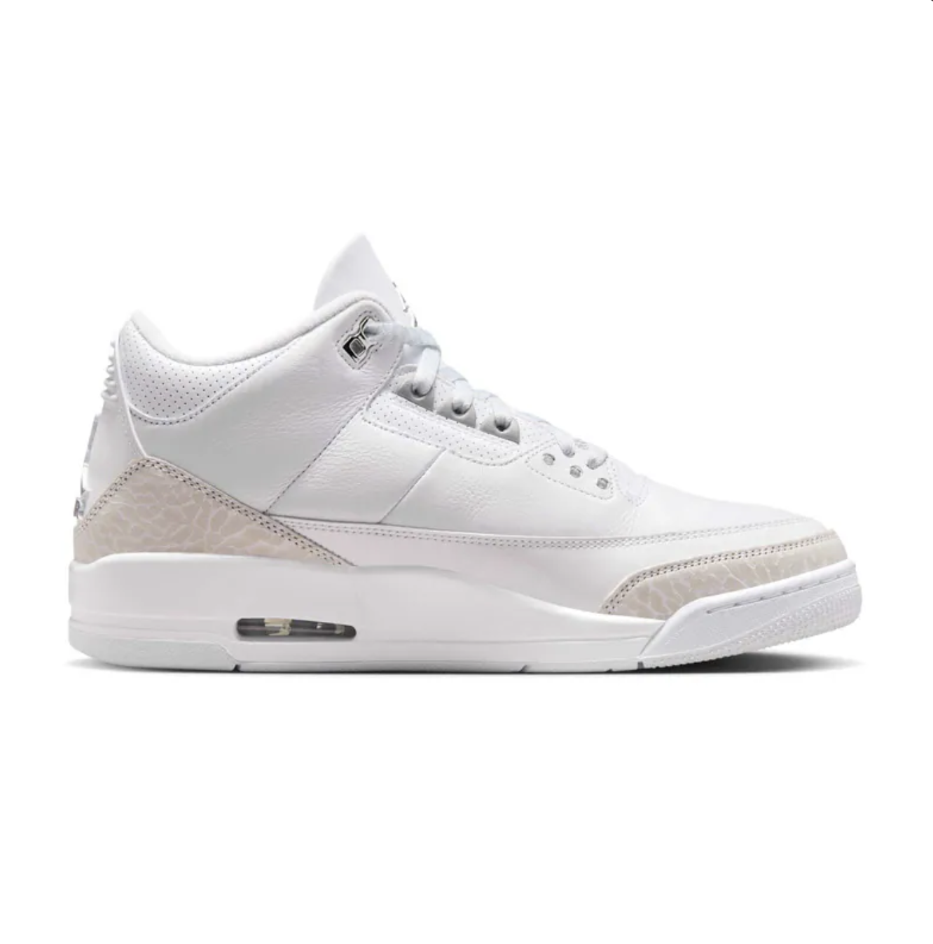 iSNEAKERS｜NIKE AIR JORDAN 3 RETRO 'White and Silver' CT8532-111