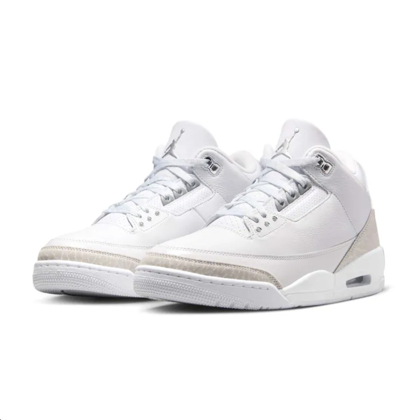 iSNEAKERS｜NIKE AIR JORDAN 3 RETRO 'White and Silver' CT8532-111