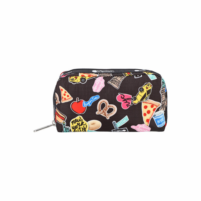 長形化妝袋  (NYC ICONIC STICKERS)
