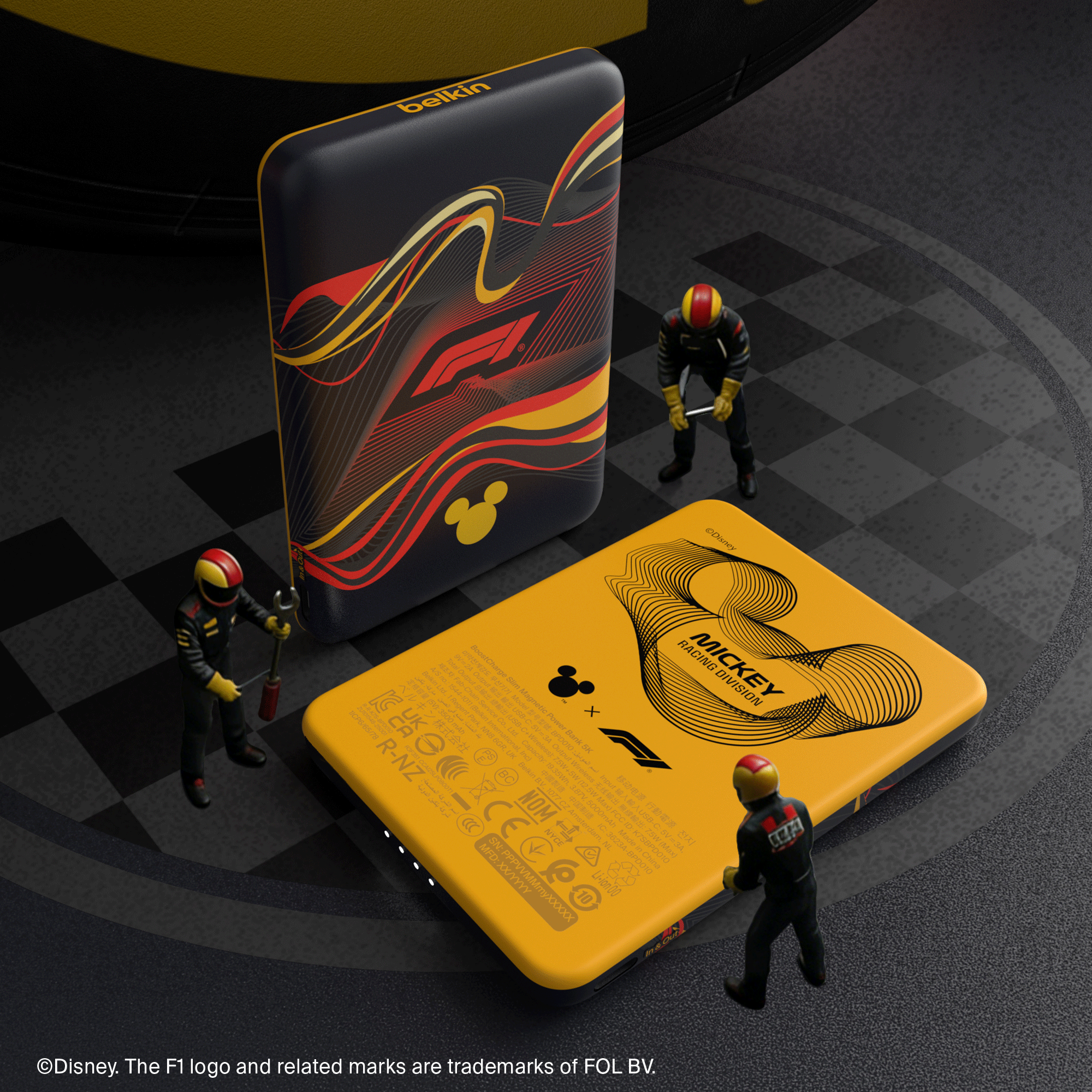 BoostCharge Slim Magnetic Power Bank 5K (Formula 1, Born to race, Disney Collection) [BPD010]