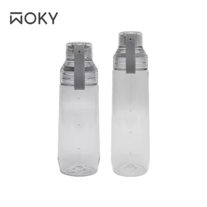 【WOKY】ECOZEN® 透明瓶600ml (兩色)