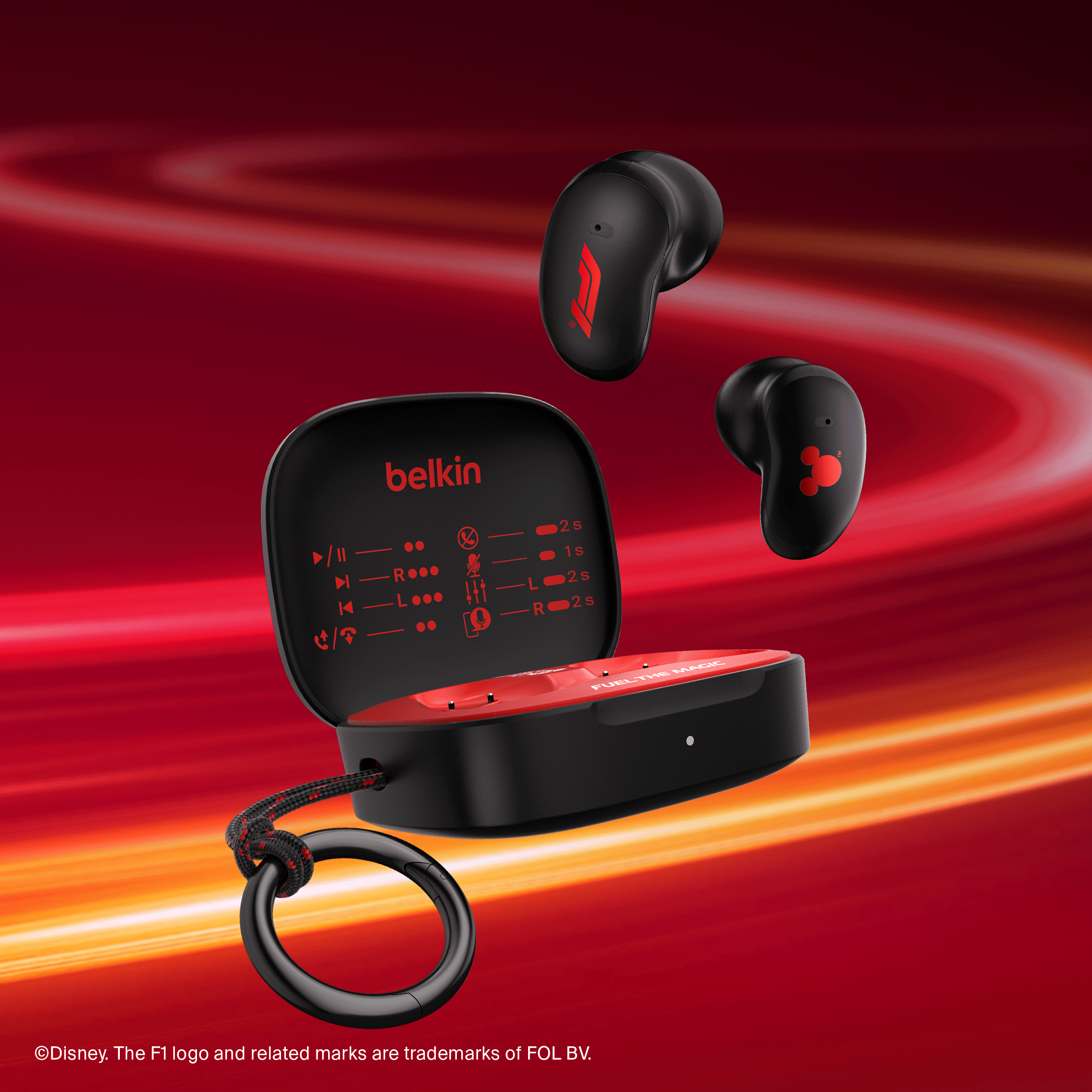 SoundForm Anywhere True Wireless Earbuds (Formula 1, Disney Collection) [AUC014]