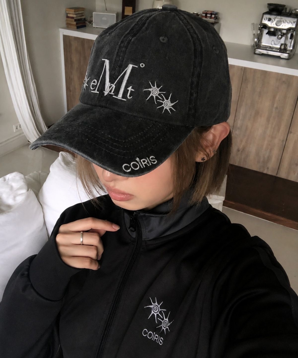 【預購】韓國代購 Mucent X Coiris 聯名款 水洗感 Pigment Ball Cap 刺繡 老帽