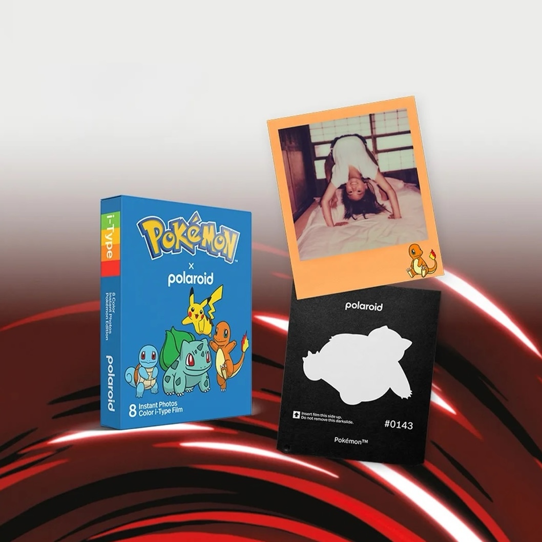Pokémon X Polaroid Color i-Type Film 寶可夢 聯名款 經典角色圖案 寶麗萊底片 一包8張 / 預購