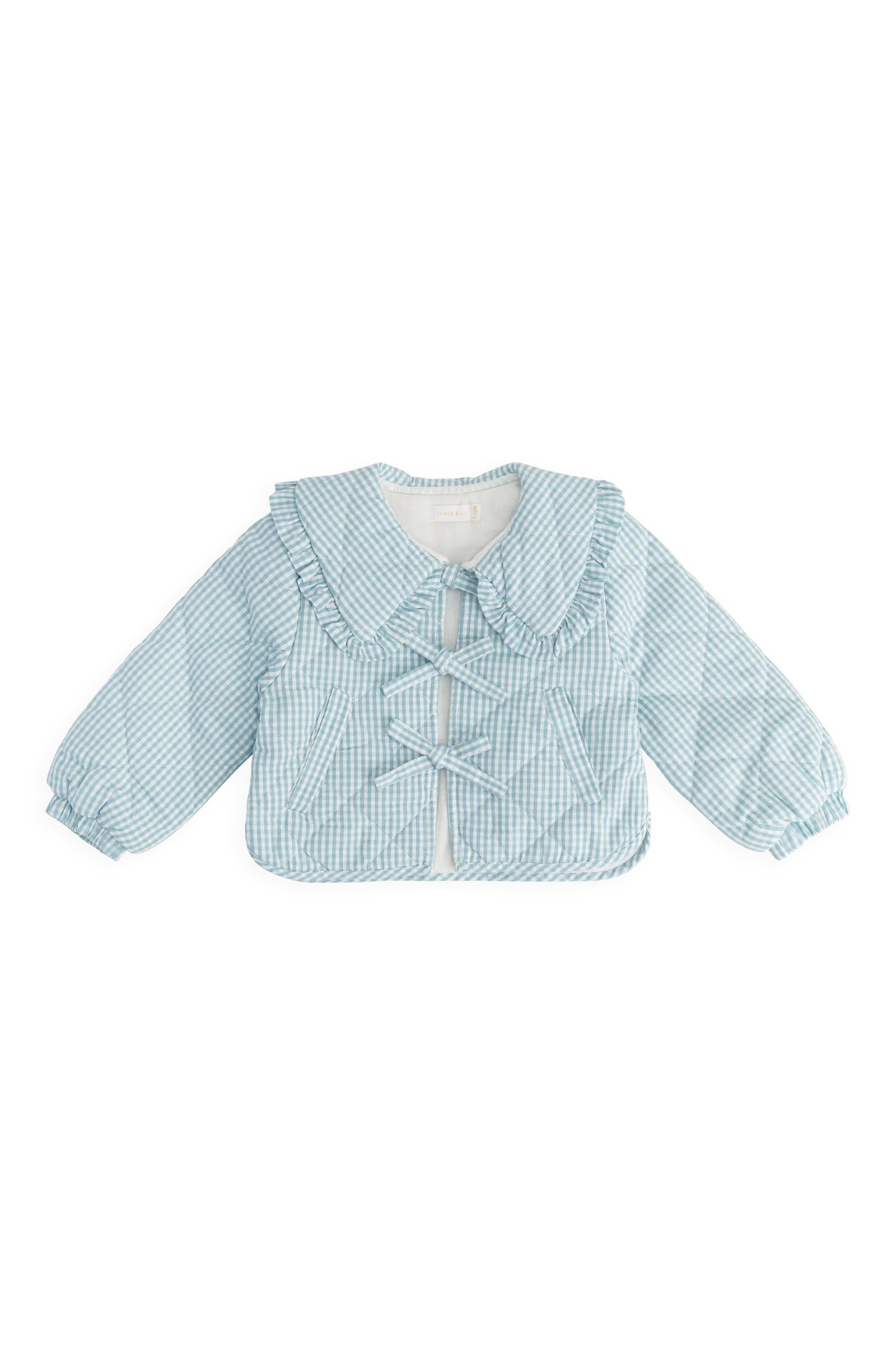 【預購】JAMIE KAY - Mariette Jacket（Sky Gray Gingham）