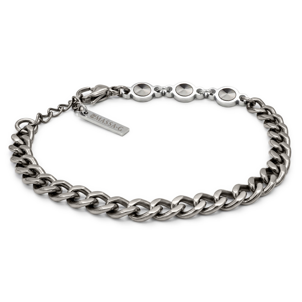 MASSA-G Titanium T03【Corona日冕】純鈦金屬鍺錠手鍊(3個鍺)