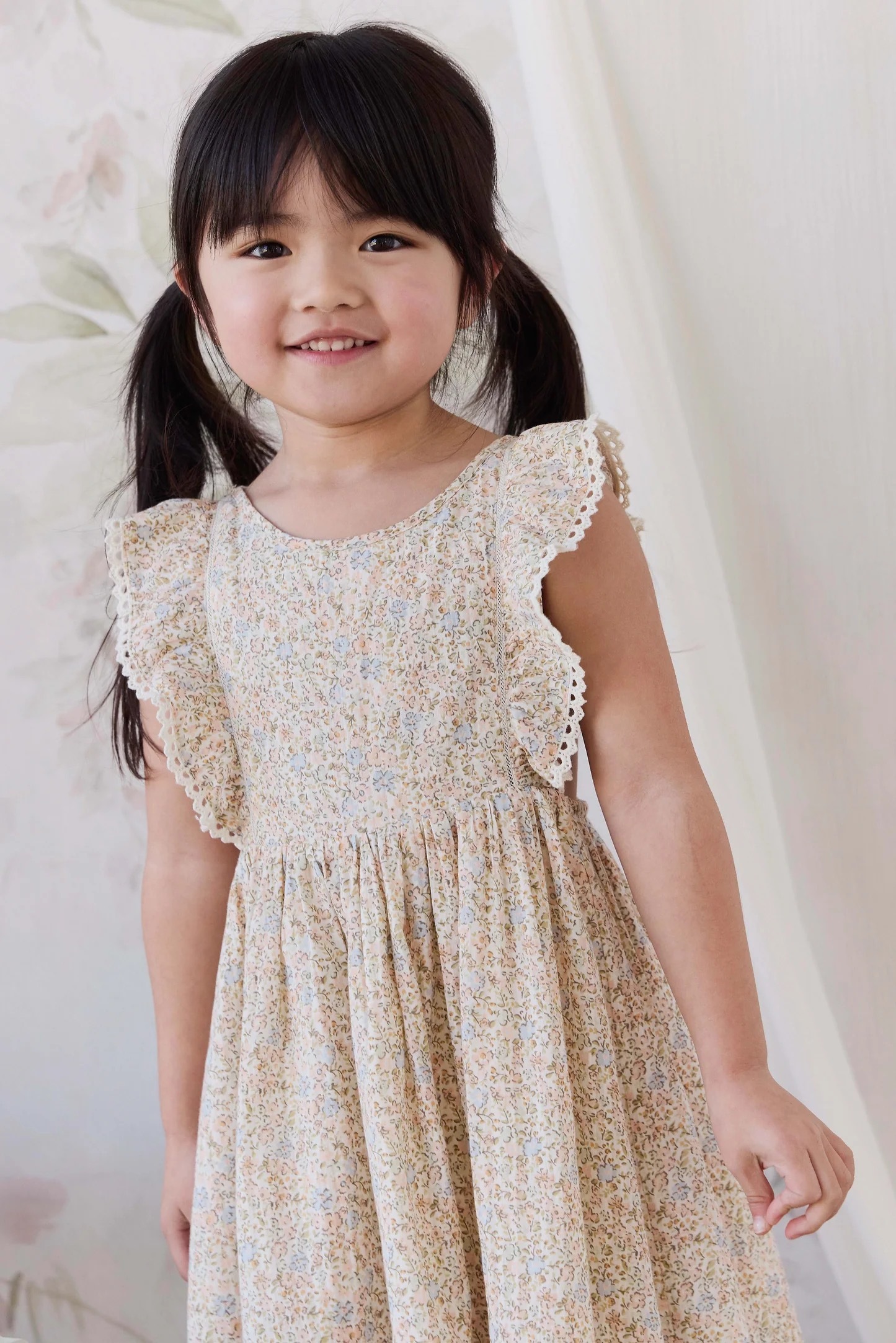 【預購】JAMIE KAY - Organic Cotton Helene Dress（Tully Peach）