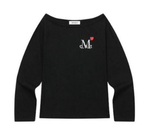 Mucent Lovrits Mini Heart Logo 單肩 迷你愛心 Logo 長袖 兩色
