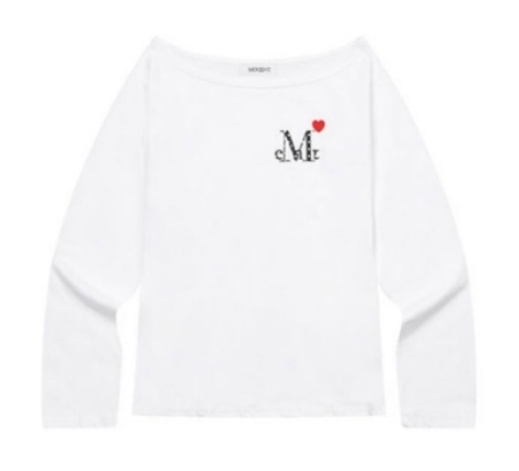 Mucent Lovrits Mini Heart Logo 單肩 迷你愛心 Logo 長袖 兩色