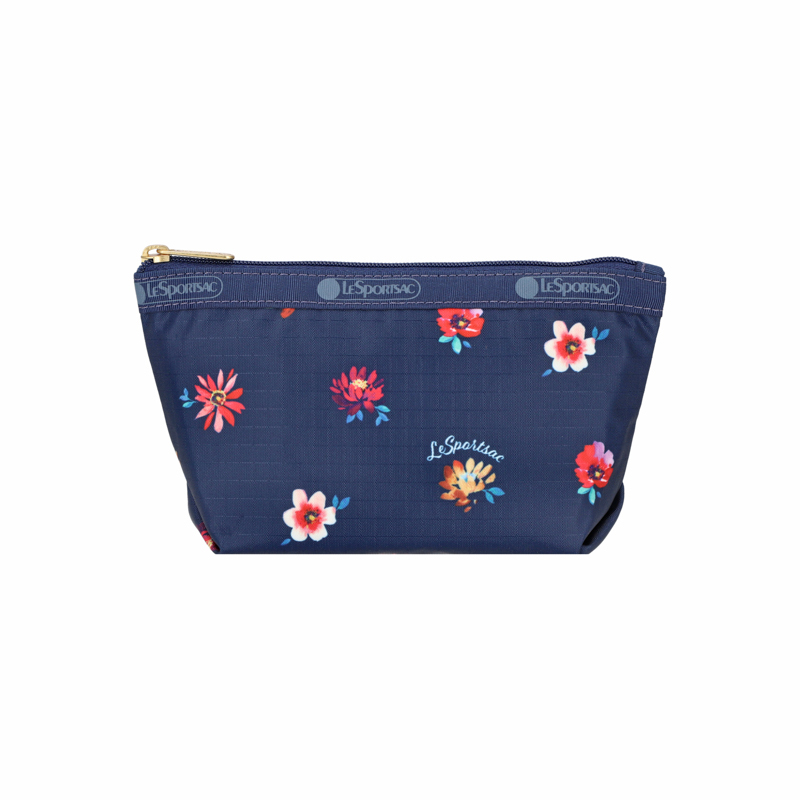 小梯形化妝包 (STARRY NIGHT FLORALS)