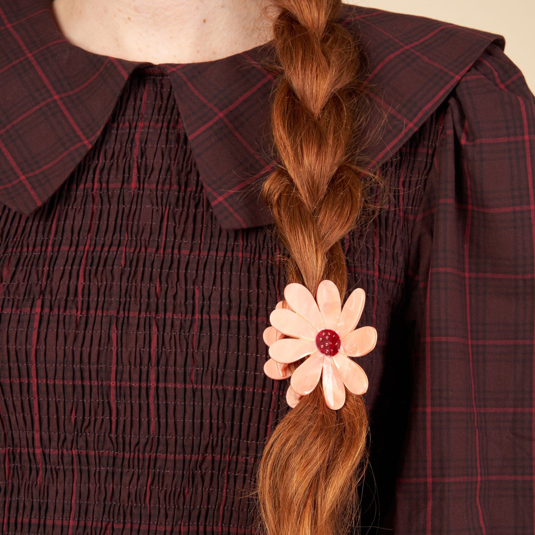 Pink Flower Hair Claw｜Coucou Suzette