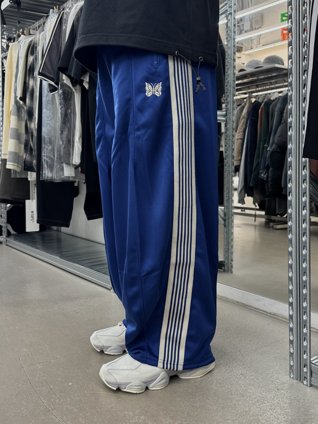 Needles Beaver H.D. Track Pants Poly Smooth - Royal Blue | SX1582